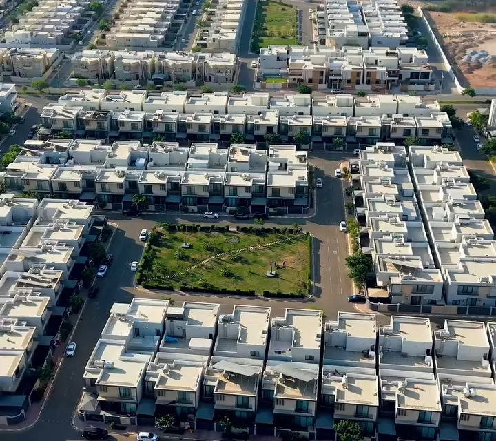 مجمع الفاروق السكني من الجو